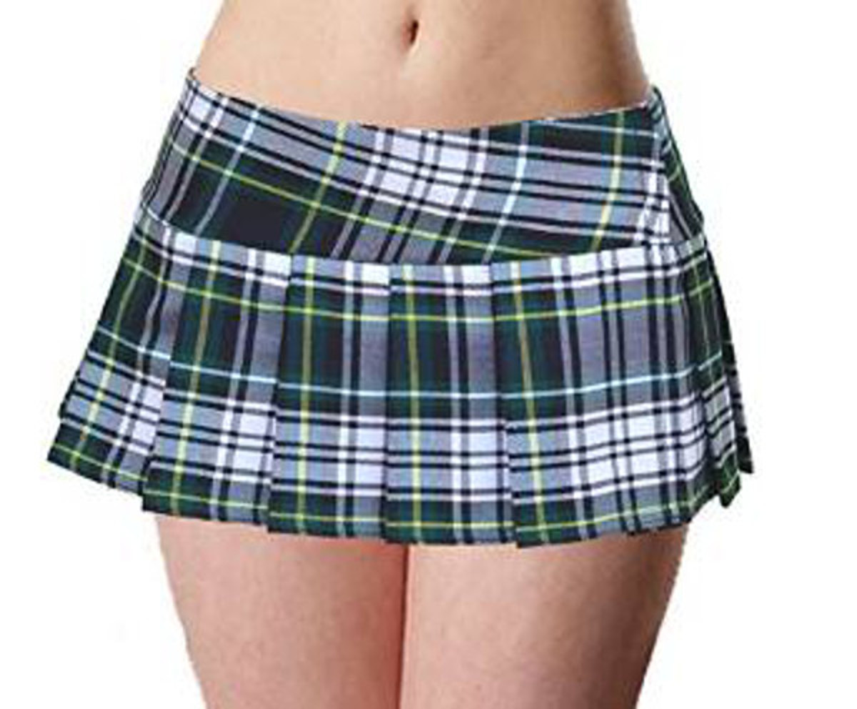 MICRO MINI Skirt Plaid Pleated (Edinburgh)