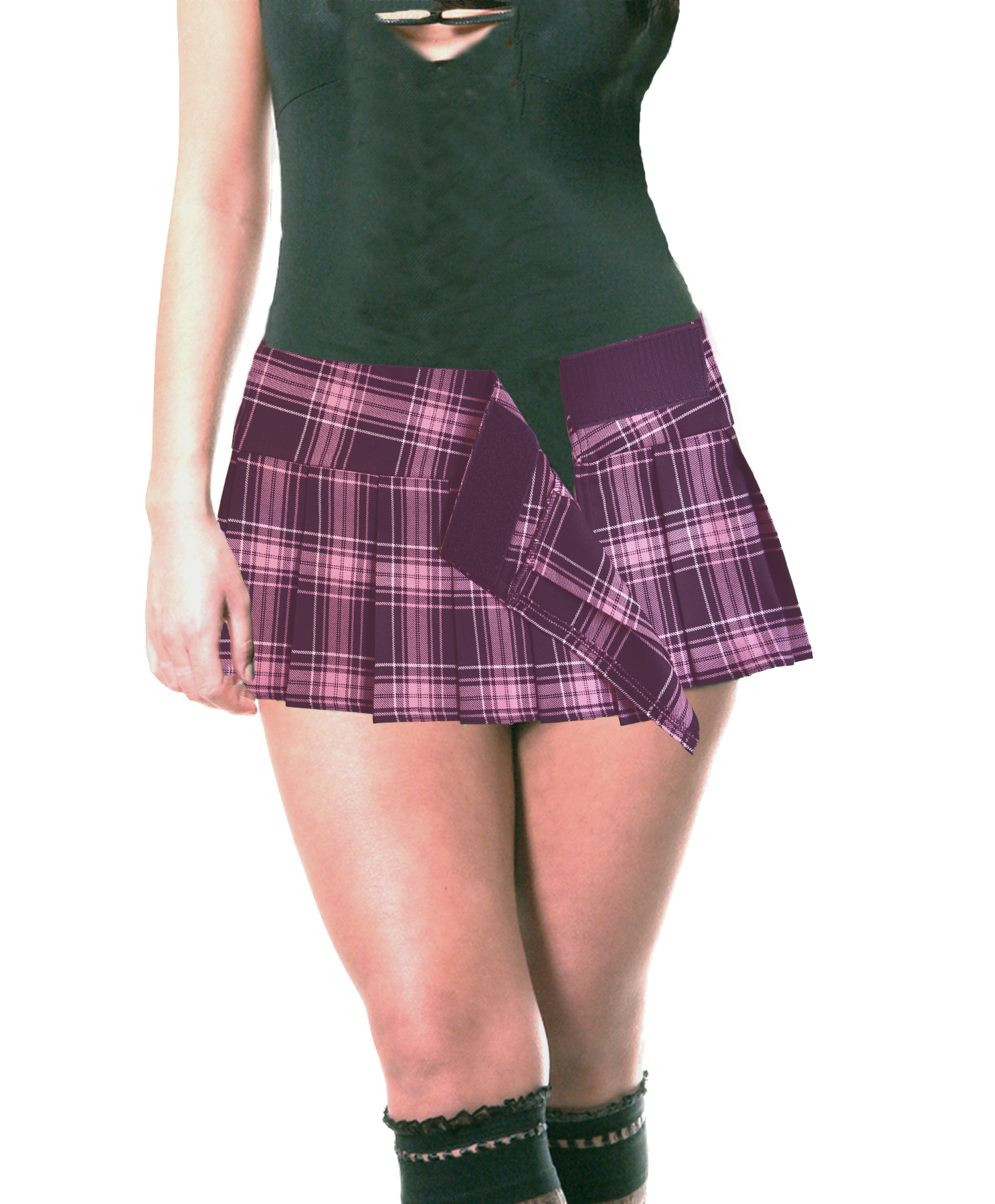 REGULAR MINI Skirt Plaid Pleated (Mawson)