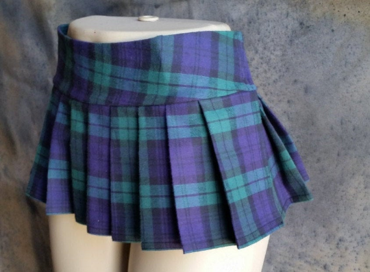 REGULAR MINI Skirt Plaid Pleated (Sydney)